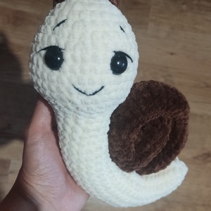 Amigurumi kakaós csiga, Játék & Sport, Plüssállat & Játékfigura, Csiga, Horgolás, MESKA