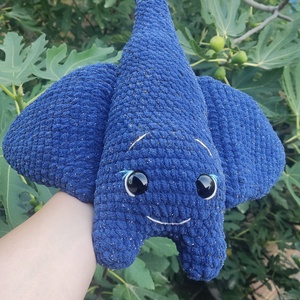 Amigurumi rája (CSILLOGÓS) - Meska.hu