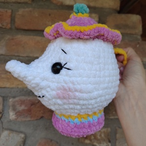 Horgolt teáskanna - Meska.hu