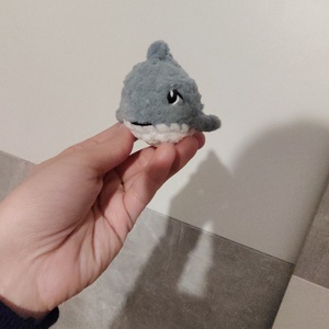 Horgolt cápa - játék & sport - plüssállat & játékfigura - más figura - Meska.hu