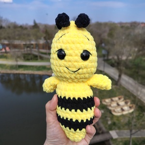 Méhecske horgolásminta, DIY (Csináld magad), Szabásminta, útmutató, Horgolási minta, Horgolás, MESKA