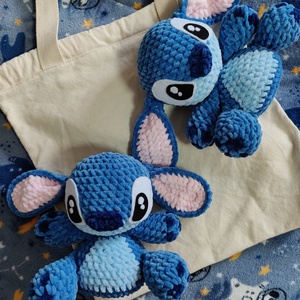 Horgolt Stitch Figura - játék & sport - plüssállat & játékfigura - plüss mesefigurák - Meska.hu