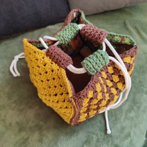 Őszi mintás Rice bag - táska & tok - bevásárlás & shopper táska - shopper, textiltáska, szatyor - Meska.hu