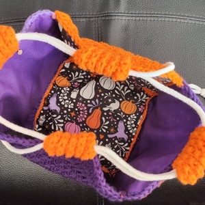 Halloween mintás Rice bag - táska & tok - bevásárlás & shopper táska - shopper, textiltáska, szatyor - Meska.hu