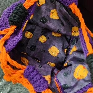 Halloween mintás Rice bag, Táska & Tok, Bevásárlás & Shopper táska, Shopper, textiltáska, szatyor, Horgolás, Varrás, MESKA