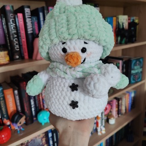 Hóember figura - karácsony - karácsonyi lakásdekoráció - karácsonyi manók, figurák - Meska.hu