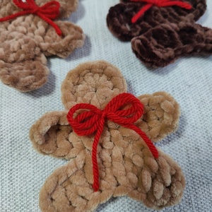 Mézeskalács figura karácsonyfadísz - karácsony - karácsonyi lakásdekoráció - karácsonyfadíszek - Meska.hu