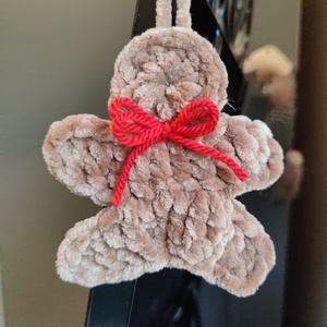 Mézeskalács figura karácsonyfadísz - karácsony - karácsonyi lakásdekoráció - karácsonyfadíszek - Meska.hu