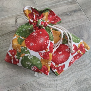 Karácsonyi ajándék zsák - karácsony - karácsonyi ajándékozás - karácsonyi ajándékcsomagolás - Meska.hu