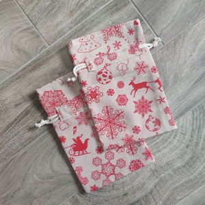 Karácsonyi ajándék zsák, Karácsony, Karácsonyi ajándékozás, Karácsonyi ajándékcsomagolás, Varrás, MESKA