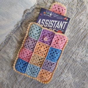 Horgolt Granny Square Könyvtok - könyv & zene - könyvtok - Meska.hu