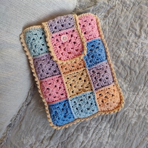 Horgolt Granny Square Könyvtok - könyv & zene - könyvtok - Meska.hu