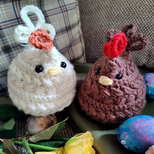 Horgolt csirke figura, Játék & Sport, Plüssállat & Játékfigura, Más figura, Horgolás, Varrás, MESKA