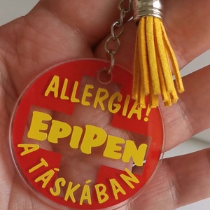 EpiPen jelölő - kulcstartó - Meska.hu