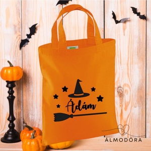 Halloween, táska, csokigyűjtés, cukorkagyűjtés - otthon & életmód - dekoráció - halloween - halloweeni dekoráció - Meska.hu