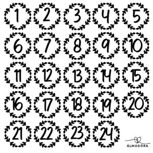 Vasald fel magadnak adventi szám MATRICA  - Meska.hu