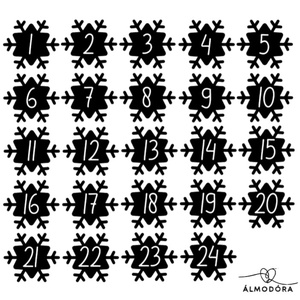 Vasald fel magadnak adventi szám MATRICA  - Meska.hu