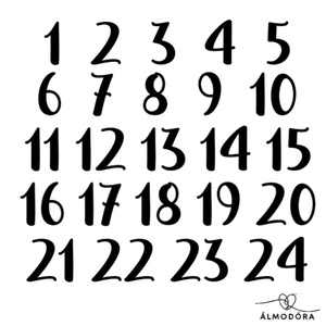 Vasald fel magadnak adventi szám MATRICA  - Meska.hu