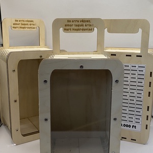 Bőrönd Persely - otthon & életmód - dekoráció - asztal és polc dekoráció - persely - Meska.hu