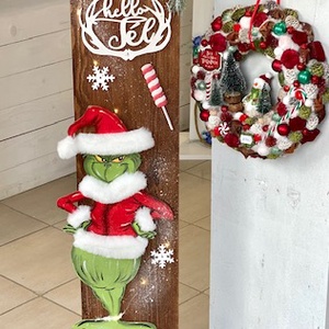 Grincs karácsonyi hazaváró állvány - 120 cm  - Meska.hu