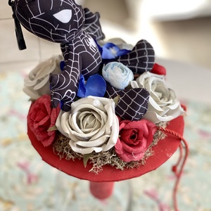 Szuperhős ballagási csokrok  - otthon & életmód - dekoráció - virágdísz és tartó - csokor & virágdísz - Meska.hu