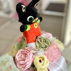 Bing nyuszi ballagási csokor  - otthon & életmód - dekoráció - virágdísz és tartó - csokor & virágdísz - Meska.hu