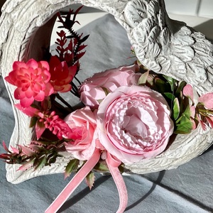 Álló szív mindenszenteki sírdísz - otthon & életmód - vallás - temetkezési tárgy - Meska.hu