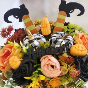 Bosziláb kehelyben halloweeni asztaldísz  - otthon & életmód - dekoráció - halloween - halloweeni asztaldísz - Meska.hu