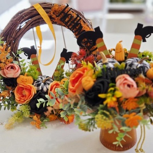 Bosziláb kehelyben halloweeni asztaldísz  - otthon & életmód - dekoráció - halloween - halloweeni asztaldísz - Meska.hu