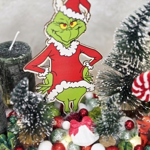 Grincs Talpas faláda adventi asztaldísz  - karácsony - adventi díszek - adventi koszorú - Meska.hu