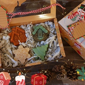 Kézműves szappanok karácsonyi díszdobozban, Szépségápolás, Szappan & Fürdés, Kézműves szappan, Szappankészítés, MESKA