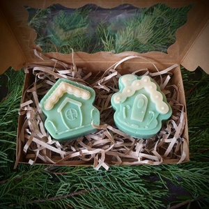 Kézműves szappanok karácsonyi díszdobozban - szépségápolás - szappan & fürdés - kézműves szappan - Meska.hu