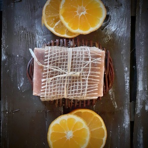 Narancs - fahéj szappan zabtejjel és szőlőmag olajjal - szépségápolás - szappan & fürdés - kézműves szappan - Meska.hu