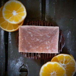 Narancs - fahéj szappan zabtejjel és szőlőmag olajjal - szépségápolás - szappan & fürdés - kézműves szappan - Meska.hu
