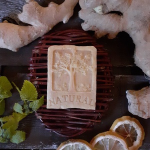 Gyömbéres-citromfüves szappan mézzel és méhviasszal - Meska.hu