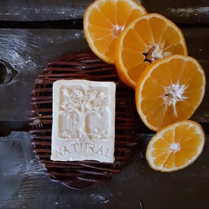 Narancs - fahéj szappan zabtejjel és szőlőmag olajjal - szépségápolás - szappan & fürdés - kézműves szappan - Meska.hu