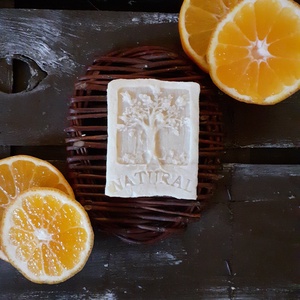 Narancs - fahéj szappan zabtejjel és szőlőmag olajjal - szépségápolás - szappan & fürdés - kézműves szappan - Meska.hu