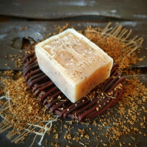 Bodzás szappan kecsketejjel és kakaóvajjal - Életfa mintás - szépségápolás - szappan & fürdés - kézműves szappan - Meska.hu