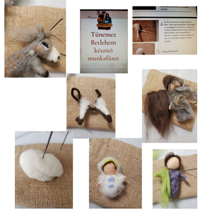 PDF Tűnemez szamár, bárány, angyal figurák-Betlehem online PDF - diy (csináld magad) - szabásminta, útmutató - Meska.hu