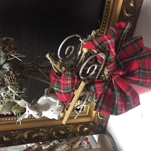 Skótkockás kúpfenyő - karácsony - karácsonyi lakásdekoráció - Meska.hu