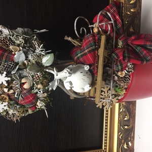 Skótkockás kúpfenyő - karácsony - karácsonyi lakásdekoráció - Meska.hu