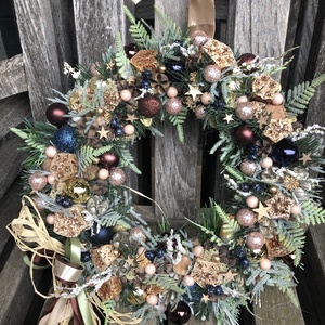 Karácsonyi ajtódísz - karácsony - karácsonyi lakásdekoráció - karácsonyi ajtódíszek - Meska.hu