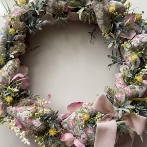 Kedves tavaszi ajtódísz - otthon & életmód - dekoráció - ajtó- és ablak dekoráció - ajtódísz & kopogtató - Meska.hu