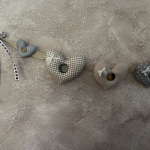 Szivecskés fali dekor - otthon & életmód - dekoráció - ajtó- és ablak dekoráció - ablakdísz - Meska.hu