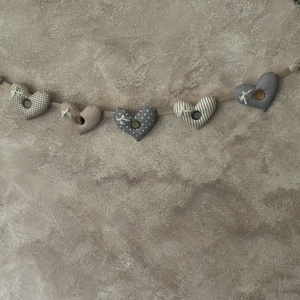 Szivecskés fali dekor - otthon & életmód - dekoráció - ajtó- és ablak dekoráció - ablakdísz - Meska.hu