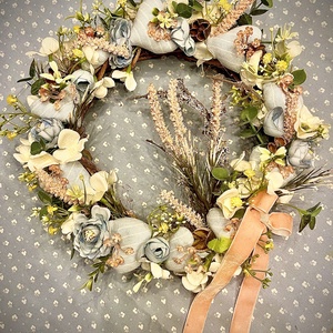 Ajtódísz tavasz-nyár - otthon & életmód - dekoráció - ajtó- és ablak dekoráció - ajtódísz & kopogtató - Meska.hu