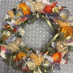 Ajtódísz madarakkal - otthon & életmód - dekoráció - ajtó- és ablak dekoráció - ajtódísz & kopogtató - Meska.hu