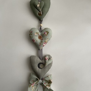 Lakásdekoráció szivecskékkel  - otthon & életmód - dekoráció - ajtó- és ablak dekoráció - ajtódísz & kopogtató - Meska.hu