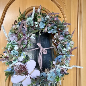 Ajtódísz/kopogtató nagy fa virággal  - otthon & életmód - dekoráció - ajtó- és ablak dekoráció - ajtódísz & kopogtató - Meska.hu