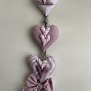 Lakásdekoráció szivecskékkel  - otthon & életmód - dekoráció - ajtó- és ablak dekoráció - ajtódísz & kopogtató - Meska.hu